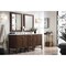 James Martin Vanities Addison 72in Double Vanity, Mid-Century Acacia w/ 3 CM Carrara White Top E444-V72-MCA-3CAR - alternate 2